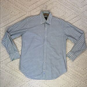 Tailorbyrd Plaid Button-Up Shirt size Medium